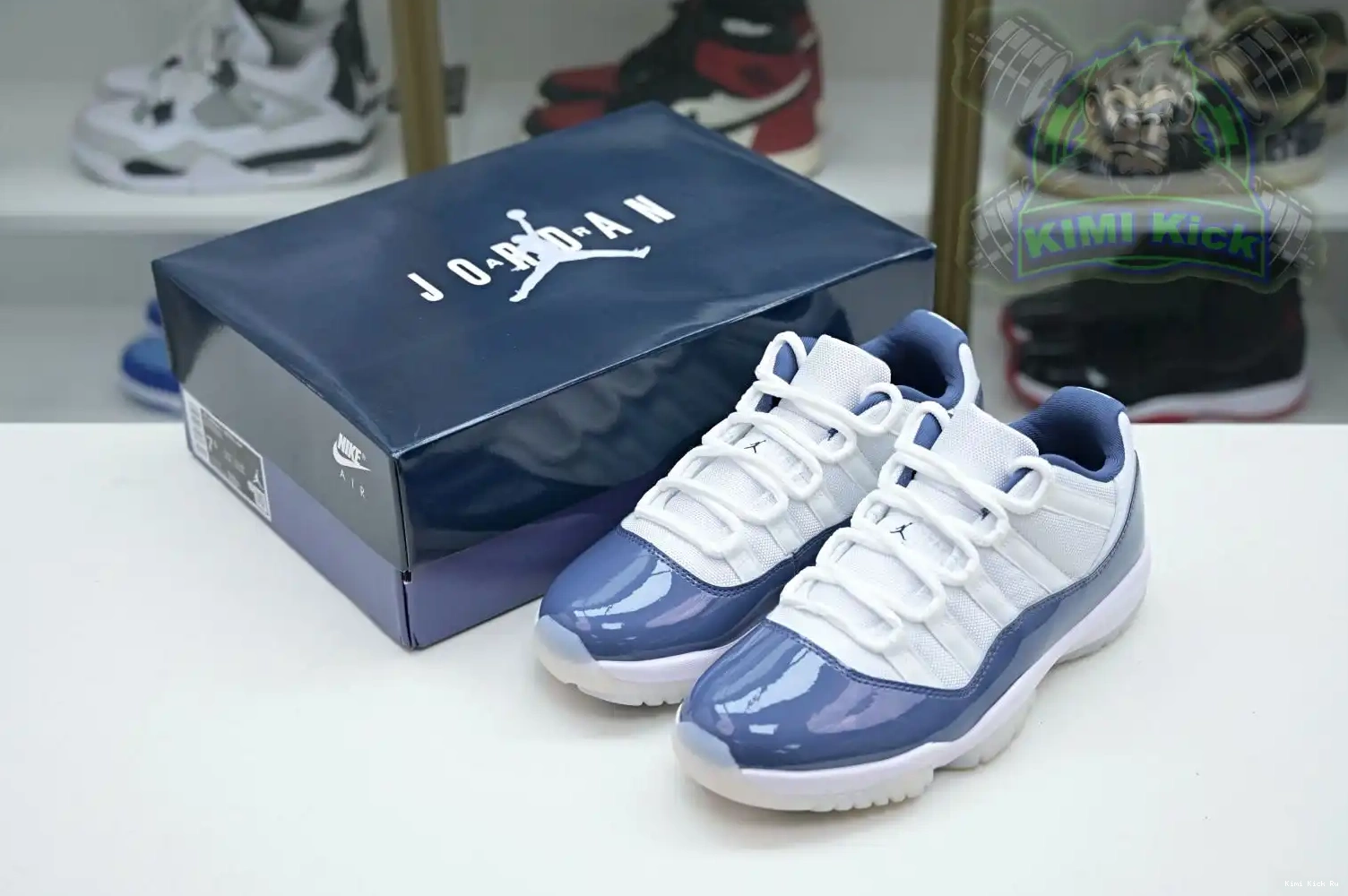 Blue” Kimikick Jordan Jordan 11 Air Low“Diffused 0816